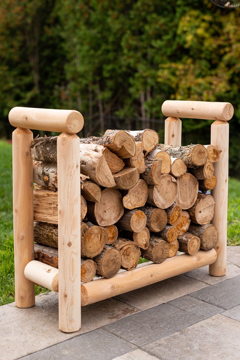 CT Log Firewood Rack