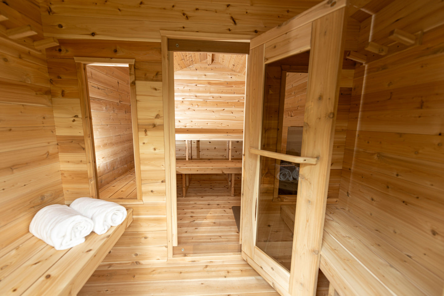 CT Georgian Cabin Sauna with Changeroom