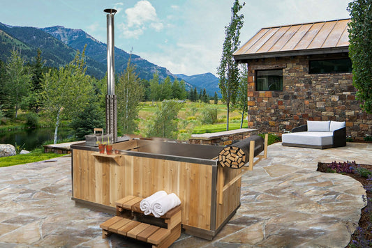 CT Startlight Wood Buring Hot Tub